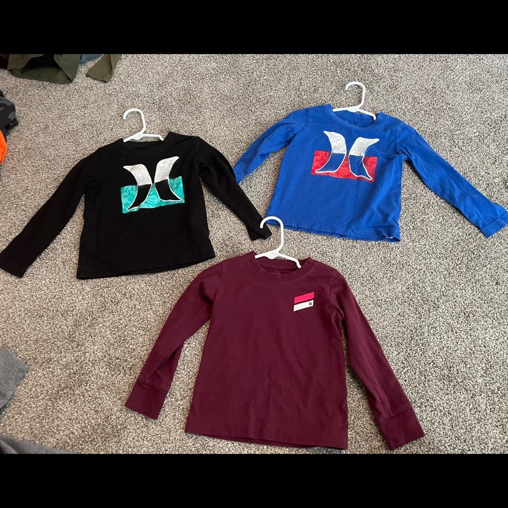 Boys Hurley shirts.